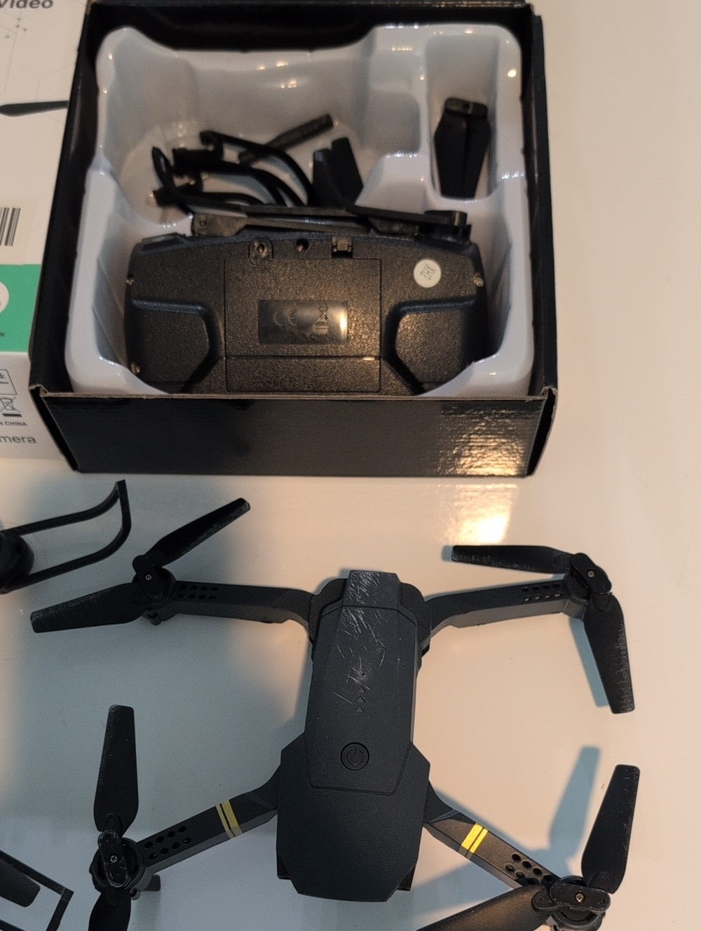 2 Dual Quadcopter Drones Remote Controller Camera Drone Wifi 2.4 GHz - Picture 4 of 14